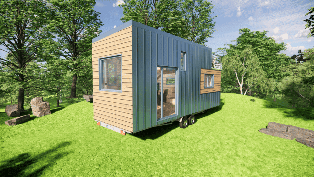 plan 3D de tiny house