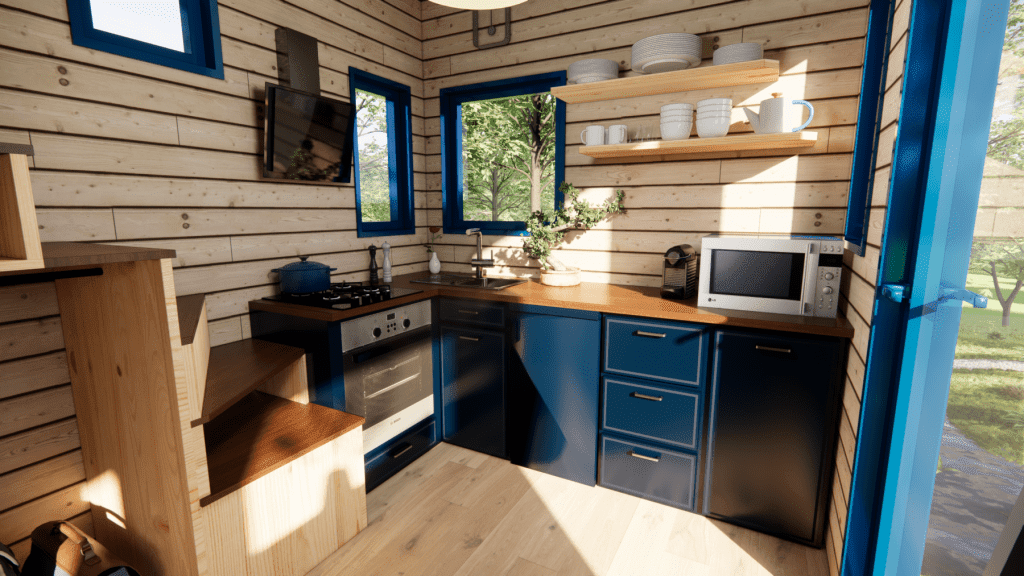 tiny house ou mobil home en bois ou en plastique