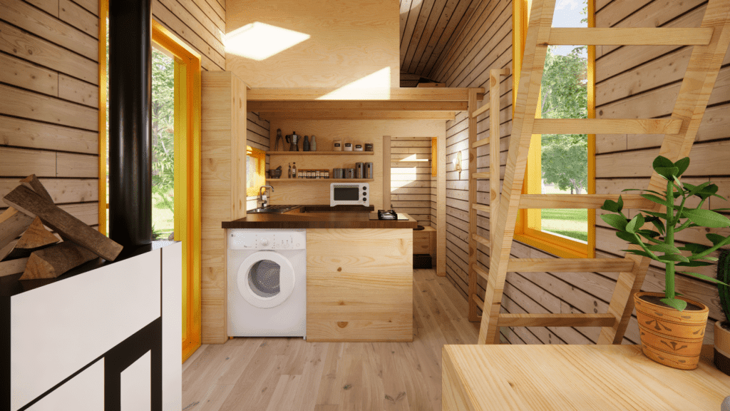 mini houses avec cuisine équipée