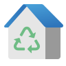icône représentant une maison éco responsable